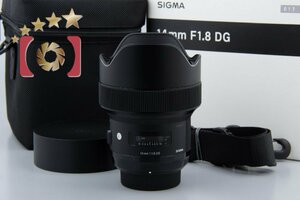 １円出品 SIGMA シグマ Art 14mm f/1.8 DG HSM ニコン用 元箱付き【オークション開催中】