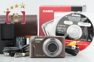 １円出品 Casio カシオ EXILIM EX-H15 ブラウン コンパクトデジタルカメラ 元箱付き【オークション開催中】