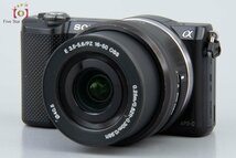 【中古】SONY ソニー α5000 ILCE-5000L パワーズームレンズキット ブラック シャッター回数僅少_画像2