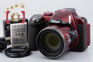 【中古】Nikon ニコン COOLPIX P520 レッド コンパクトデジタルカメラ