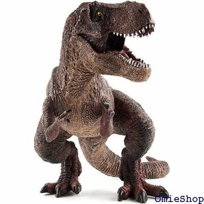 SanDoll恐竜 フィギュア リアル 模型 ジュラ紀 返品安心付き 恐竜おもちゃ ティラノサウルス褐色タイプ