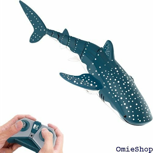 新しい多機能ロボット鮫 ジンベイザメ 電気サメ ロボッ ンロボットシミュレーション動物モデル 子供のおもちゃ 青