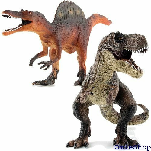 sanmaao 恐竜 フィギュア リアル ティラノサウ ス 模型 ディスプレイ 子供玩具 プレゼント 2個セット