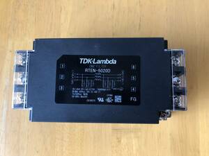 TDK-Lambda EMC FILTER RTEN-5020D TDKラムダ ノイズフィルター RTENシリーズ 中古