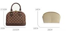 バッグインバッグ ルイヴィトン アルマ LV Alma BB対応 型崩れ防止 軽い LOUIS VUITTON 専用バッグインバッグ インナーバッグ フェルト素材_画像2