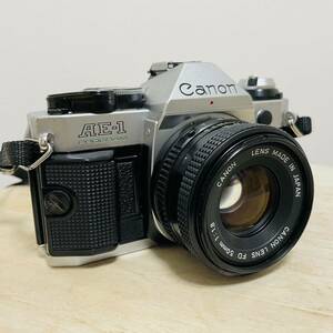 Canon キヤノン Canon AE-1 PROGRAM FD 50mm F1.8 フィルムカメラ レンズセット　一眼レフ