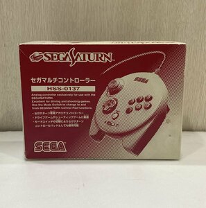 【76】1円～ SEGA セガマルチコントローラー HSS-0137 ゲーム 周辺機器 ヴィンテージ品 未チェック 現状品 ジャンク品 箱・説明書付き