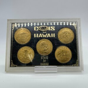 【80】希少 ハワイ COINS OF HAWAII STATE OF HAWAII 記念 ハワイ コイン 5枚セット コレクションの画像1