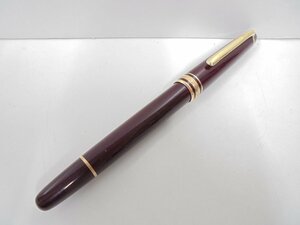 【41】MONTBLANC モンブラン ボールペン ボルドー ワインレッド インク無し キズ等有り ジャンク扱い