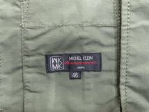 送料無料S83145 MICHEL KLEIN HOMME ミッシェルクランオム ジャケット アウター サイズ46 カーキ 緑 メンズ_画像3