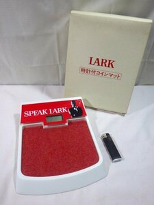 ■103：未使用　SPEAK LARK　時計付 コインマット　箱付■