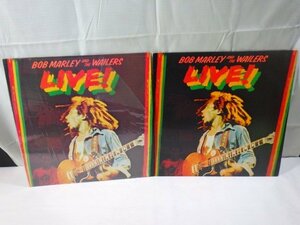 ■502：LP　ボブ・マーリー & ザ・ウェイラーズ　LIVE!　２枚　プレスミス　20S-84 / ILPS 9376■