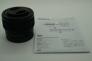 [超美品][防湿庫管理]SONY FE28-60mm F4-5.6 SEL2860