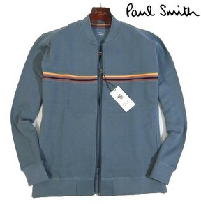 C木03618新品▼春 ポールスミス マルチストライプ ジップアップブルゾン 【 M 】 ジップアップ スウェット Paul Smith ストレッチ