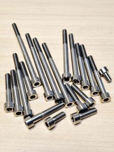 200-B-85*M6xP1.0x85mm titanium alloy DIN912 socket bolt, socket head cap screw, hexagon socket head bolt series M6x8~100mm