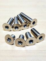 202-A-20◆M10xP1.25x20mm チタン合金 皿ボルト, カウンターシンクボルト, フラットヘッドボルト M10x15～50mm_画像4