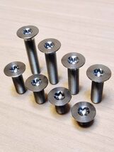 202-A-20◆M10xP1.25x20mm チタン合金 皿ボルト, カウンターシンクボルト, フラットヘッドボルト M10x15～50mm_画像5