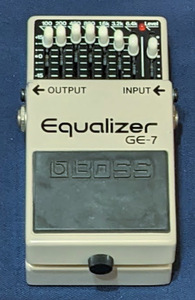 BOSS ボス エフェクター GE-7 Equalizer イコライザー 動作確認済