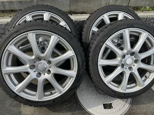 195/45r17 スタッドレスタイヤ スイフトスポーツ zc33 ダンロップ ウインターMAXX 7J +48