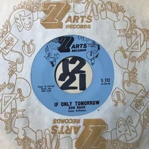 新品 1961年 オールディーズ45 DON BACH IF ONLY TOMORROW 