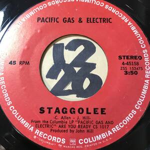 試聴 PACIFIC GAS & ELECTRIC STAGGOLEE 両面NM 