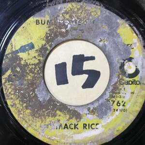 試聴 サザン・ソウル/ディープ・ファンク45 MACK RICE THREE PEOPLE IN LOVE / BUMBLE BEE WOMAN 両面VG++ 