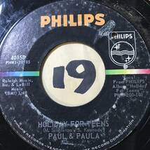 試聴 ジングルベルのロッキン・カントリー・ヴァージョン推薦 PAUL & PAULA HOLIDAY HOOTENANNY 両面VG++ SOUNDS EX BREAK-A-WAYリズム1963_画像2