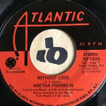 試聴 バカラック＆デヴィッドのアップ・テンポ・ソウル ARETHA FRANKLIN DON’T GO BREAKING MY HEART 両面NM 1974 _画像2