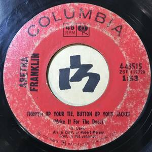 試聴 ARETHA FRANKLIN TIGHTEN UP YOUR TIE, BUTTON UP YOUR JACKET VG(+) SOUNDS VG++ 