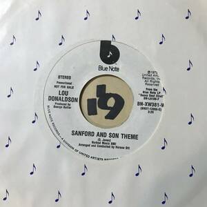 73年ブルーノートJAZZ FUNK 45 LOU DONALDSON SANFORD AND SON THEME 両面NM 