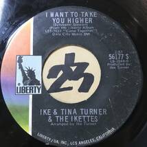 試聴 ガレージPUNK IKE & TINA TURNER & THE IKETTES CONTACT HIGH / I WANT TO TAKE YOU HIGHER ミカバンド元ネタ 両面VG(+) SOUNDS VG++ _画像2