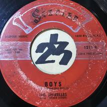 試聴 ガールグループ45 VTHE SHIRELLES BOYS / WILL YOU LOVE ME TOMORROW 両面VG(+) SOUNDS VG++ _画像1