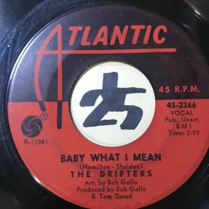 試聴 THE DRIFTERS BABY WHAT I MEAN VG++ SOUNDS EX 