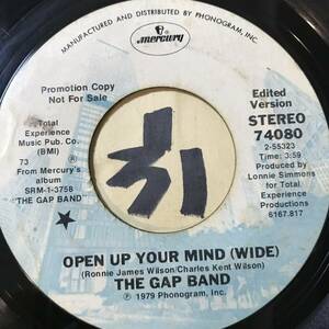 試聴 THE GAP BAND OPEN UP YOUR MIND (WIDE) EX 