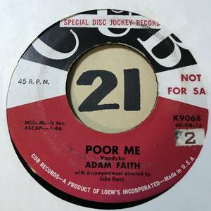 試聴 ジョン・バリーのディレクション 1960 オールディーズ ADAM FAITH THE REASON EX+