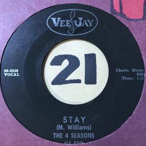 試聴 THE 4 SEASONS STAY 両面EX 1964 山下達郎