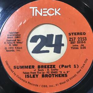 試聴 ISLEY BROTHERS SUMMER BREEZE PT1 PT2 両面EX+ 