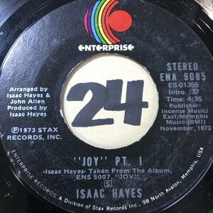 試聴 ドラム・ブレイク ISAAC HAYES JOY PT1 PT2 両面EX+ Massive Attack's Lately/Jungle Brothers's Behind the Bushネタ