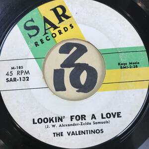 試聴 THE VALENTINOS LOOKIN’ FOR A LOVE 両面VG+ ボビー・ウーマック/サム・クック