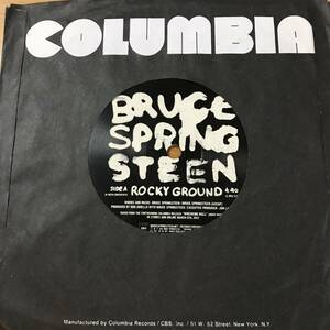 試聴 BRUCE SPRINGSTEEN ROCKY ROUND / THE PROMISE 両面EX+ 7inch 