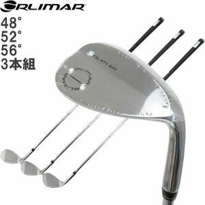 ★ORLIMAR オリマー コミットメント ウェッジ 48度+52度+56度 3本組 スチールシャフト★ルール適合/ミラー仕上げ★