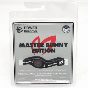 ★ Master Bunny Edition Power Balance MBS003 Голограмма кремниевый браслет черный (ы) 16см ★ браслет ★ Бесплатная доставка ★