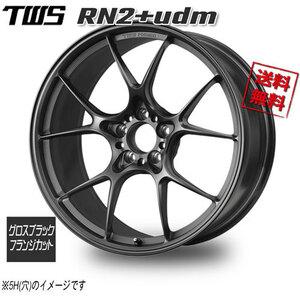 TWS TWS RN2+udm блеск черный | фланец cut 20 дюймовый 9J+52 1 шт. дилер 4шт.@ покупка бесплатная доставка 