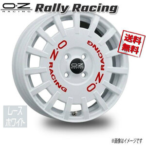 OZレーシング OZ Rally Racing レースホワイト 17インチ 4H108 8J+25 1本 75 業販4本購入で送料無料