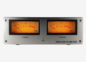  analogue vu meter 2 ream AC adaptor,rca cable attached!