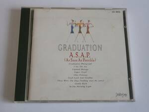 ◇CD　 GRADUATION　 A.S.A.P(As Soon AS Possible)　　　COLUMBIA RECORDS 　　自宅保管品/中古　 焼け汚れ有り