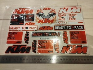 レーシングステッカー　KTM バイクステッカー 防水 モトクロス　ヘルメットステッカー　KTM DUKE KTMレーシング　MotoGP　 