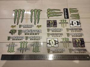 モンスターエナジーステッカー　2シートセット　バイクステッカー　車ステッカー　ヘルメットステッカー　防水反射　MONSTER ENERGY 