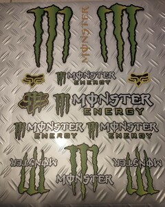 モンスターエナジーステッカー　バイクステッカー　車　防水反射　MONSTER　ENERGY　ヘルメットステッカー　デカール　モトクロス　