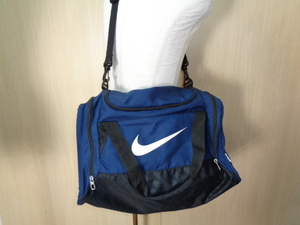 b1021◆NIKE ブラジリア 6 ダッフル ボストンバッグ◆ナイキ ネイビー BA4831 401 44L スポーツバッグ 大容量 6A